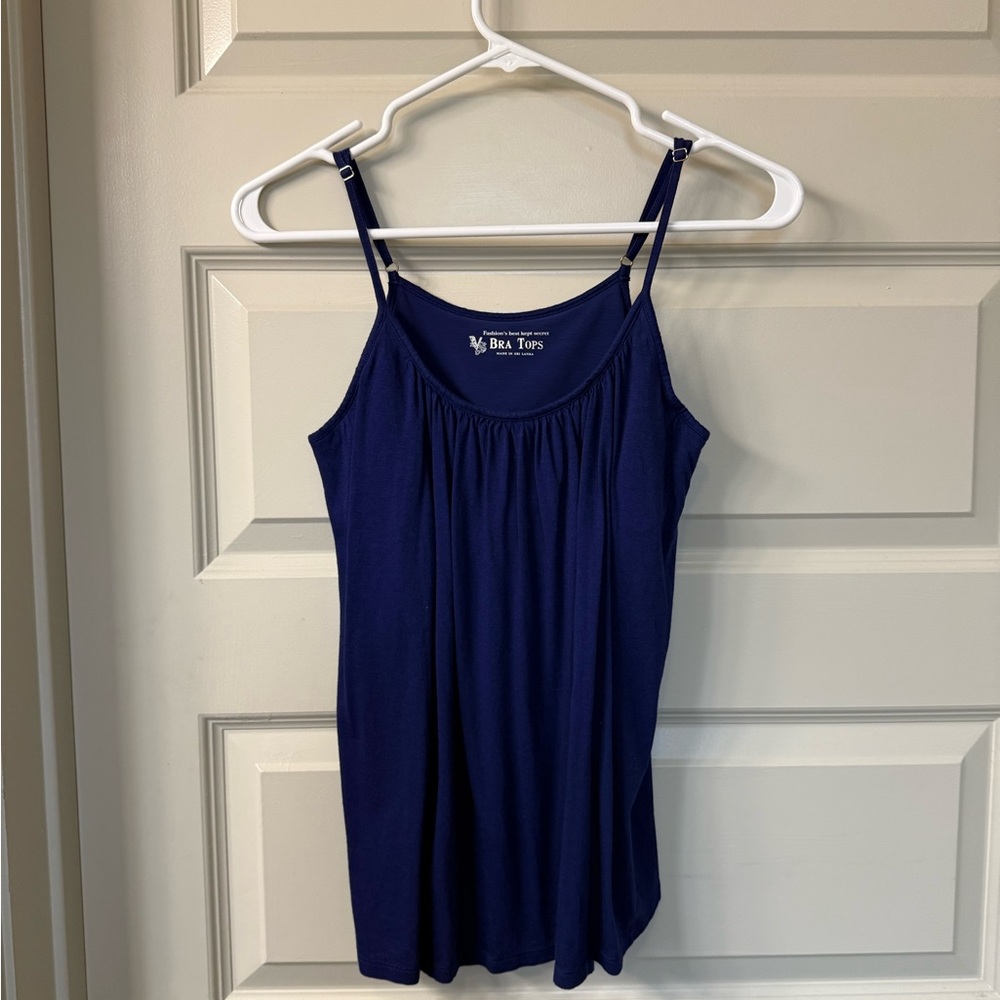 Victoria's Secret Navy Blue Adjustable-Strap Camisole